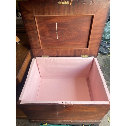 338 - Antique Early 19th Century Mahogany Box - 44cm x 64cm