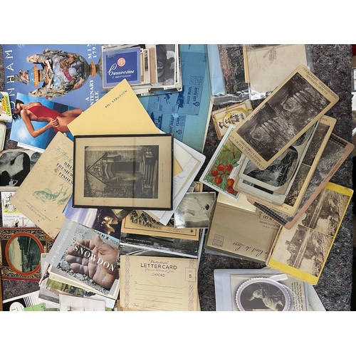 23 - Collection of various ephemera / pamphlets / postcards etc mix bag of  items from a private collecto... 