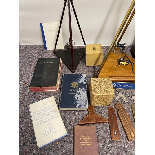 8 - Collection of vintage Masonic Lodge artefacts circa 1950/60's