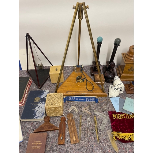 8 - Collection of vintage Masonic Lodge artefacts circa 1950/60's