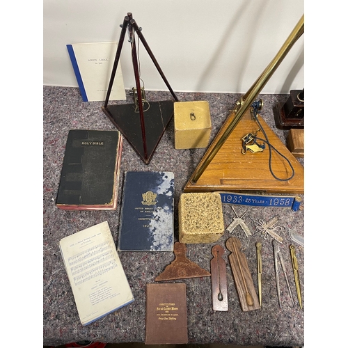 8 - Collection of vintage Masonic Lodge artefacts circa 1950/60's