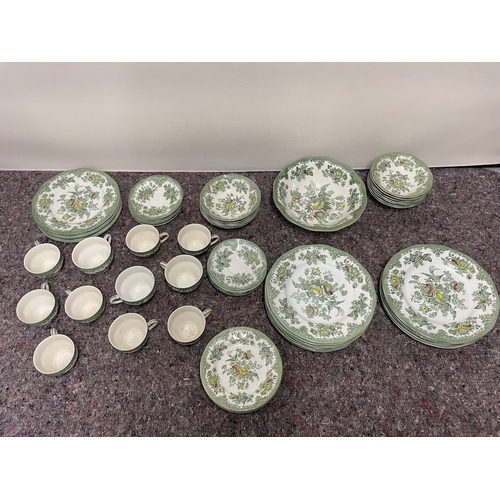 35 - Collection of Wedgwood Oriental Pheasant Breakfast Service approx 58 pieces