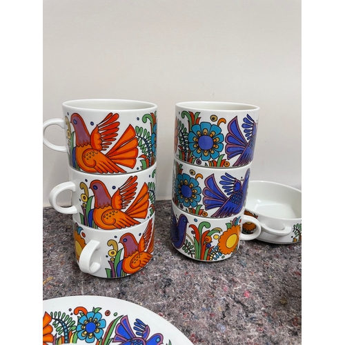 47 - Vintage Villeroy & Boch Acapulco Pattern Service