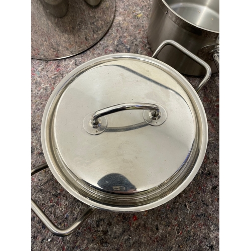 52 - Stainless Steel Cooking Pots + Le Creuset Pans