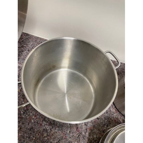 52 - Stainless Steel Cooking Pots + Le Creuset Pans