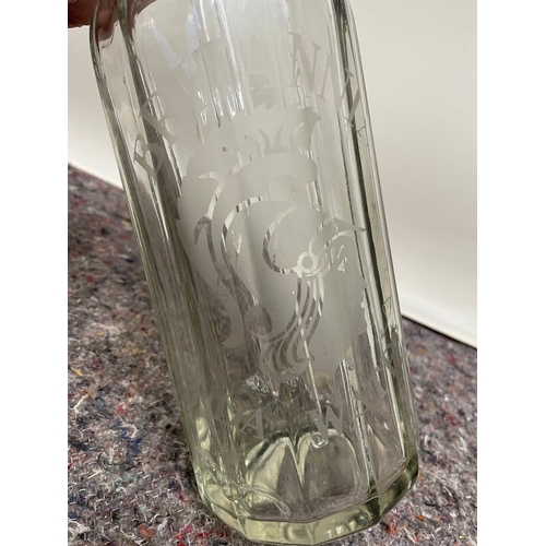 65 - Vintage Britannia Glass Soda Bottle