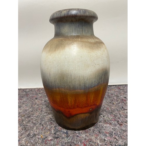 31 - Vintage West German Scheurich Pottery Vase - 29cm x 18cm - in very good order