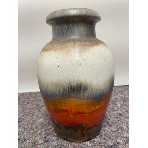 31 - Vintage West German Scheurich Pottery Vase - 29cm x 18cm - in very good order