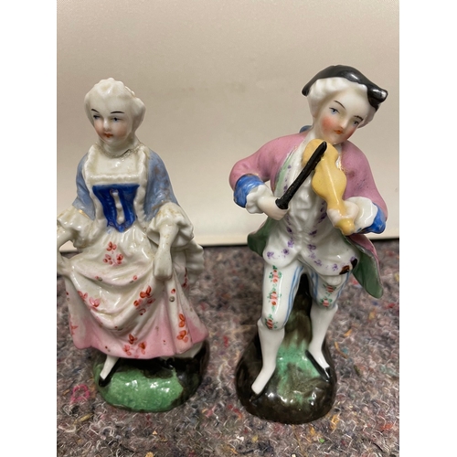 89 - 19th century porcelain figures - 1 A/F