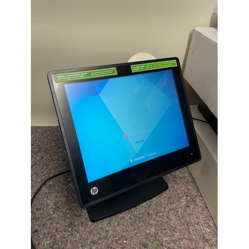 130 - Working HP Point of Sale (no password available) Windows 7 Pro + 2 new HP cash registers - 1 has key... 