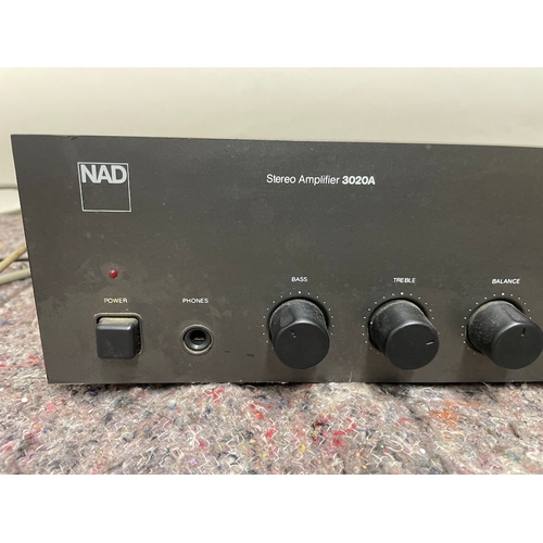 132 - NAD Stereo Amplifier 3020A - unable to check as needs plug