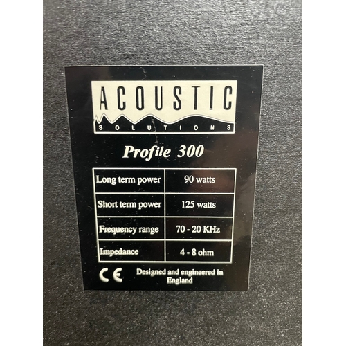 135 - Acoustic Solutions Profile 300 Speakers