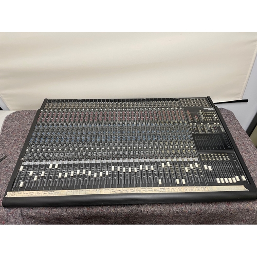 138 - Mackie 32 x 8 x B Bus Mixing Console with Mackie 220 watt power supply and cover - powers up ( this ... 