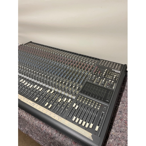 138 - Mackie 32 x 8 x B Bus Mixing Console with Mackie 220 watt power supply and cover - powers up ( this ... 