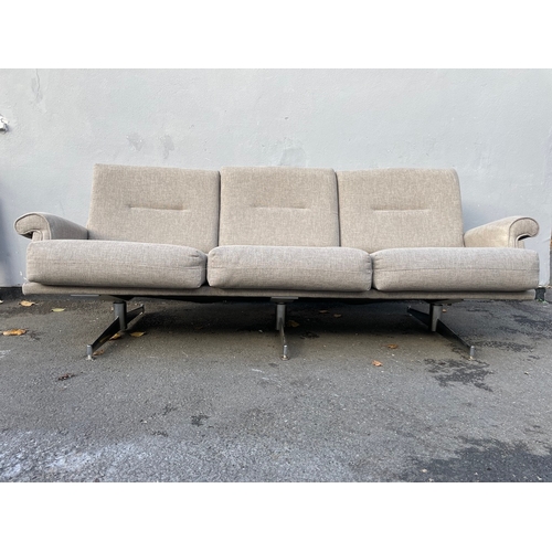 140 - Vintage 1970's Howard Keith Three Seater Sofa - in excellent condition has been recovered profession... 