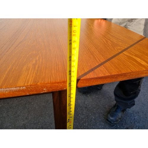 153 - Mid Century teak Dining Table + 4 chairs - 182cm x 88cm x 72cm