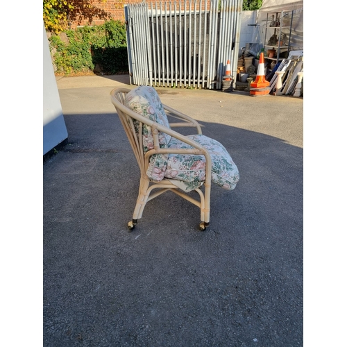 154 - Vintage Cane Armchair