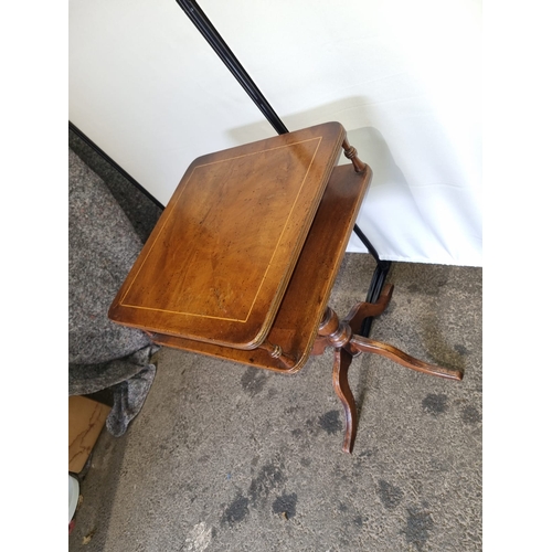 169 - Vintage mahogany lamp table - 43cm x 43cm x 70cm