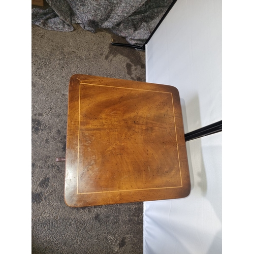 169 - Vintage mahogany lamp table - 43cm x 43cm x 70cm