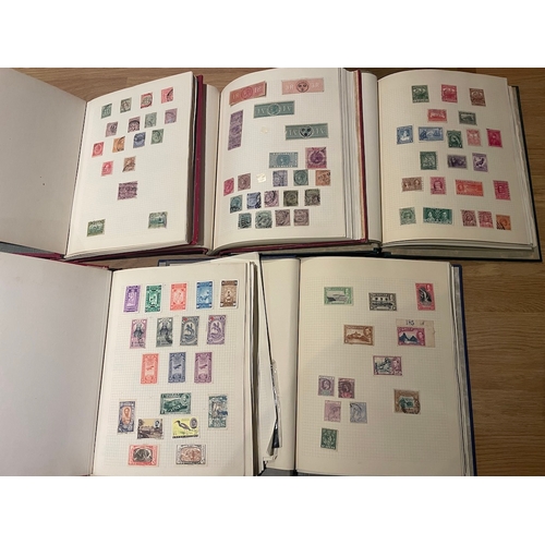 27A - A great Collection of 9 Albums of World Stamps sorted and displayed in period order and country.

A ... 