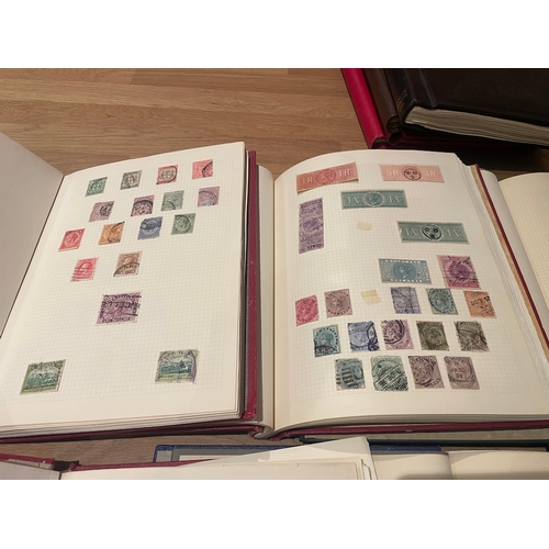 27A - A great Collection of 9 Albums of World Stamps sorted and displayed in period order and country.

A ... 