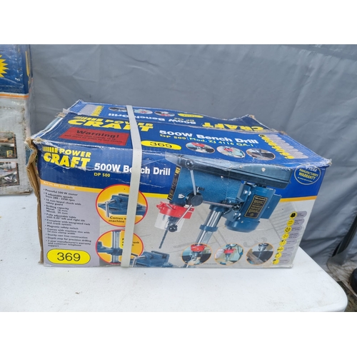 393 - Powercraft 500w Bench Drill New in box