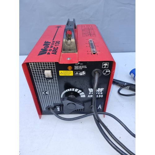 397 - Wolf Power Arc 130 welder - untested but advised working