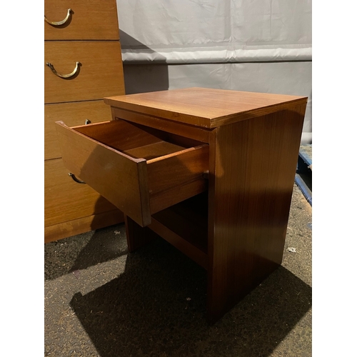 Mid Century Teak Chest of 5 Drawers (70cm x 46cm x 94cm ) + Teak ...