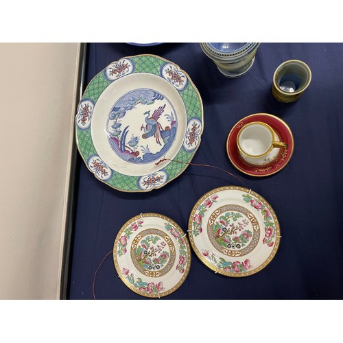 38 - Collection of various hand painted ceramics