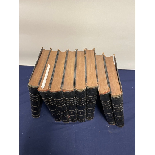 66 - 6 Volumes 19th century Old & New London by Walter Thornby Books + 2 Volumes of Greater London