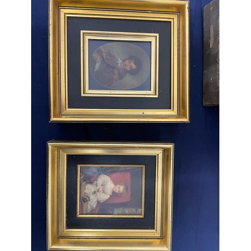 71 - Collection of art & prints framed inc Humphrey Llwyd portrait + Penwortham Church watercolour