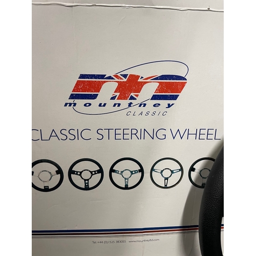 88 - Unused Mountney Classic Mini Steering Wheel