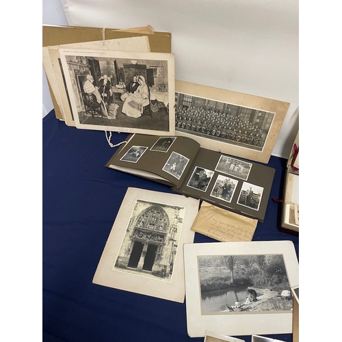 91 - Collection of various vintage black & white / sepia photographs circa 1880-1930's social history