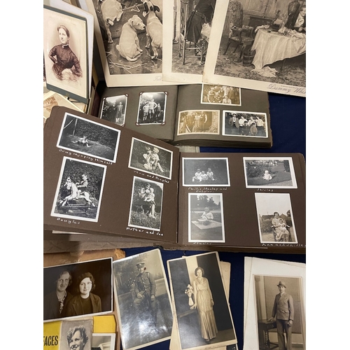 91 - Collection of various vintage black & white / sepia photographs circa 1880-1930's social history