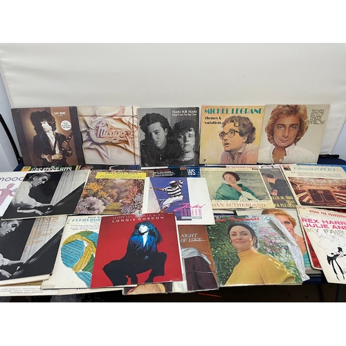 100A - Collection of various 1970's -80's Rock & Pop + others LP Vinyls Records