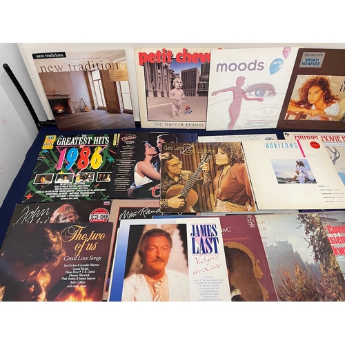 100A - Collection of various 1970's -80's Rock & Pop + others LP Vinyls Records