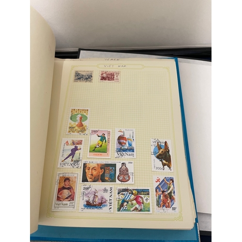 109 - Large Collection of various stamp albums , loose stamps, cigarette cards