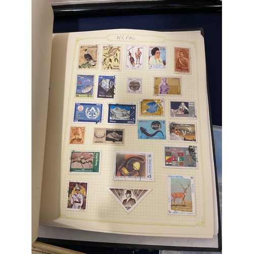 109 - Large Collection of various stamp albums , loose stamps, cigarette cards