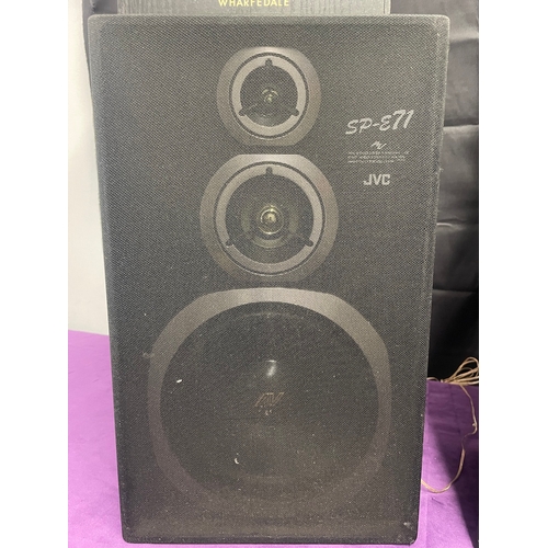 6 - Wharfedale CRS 3 + JVC SP E71 Shelf Speakers