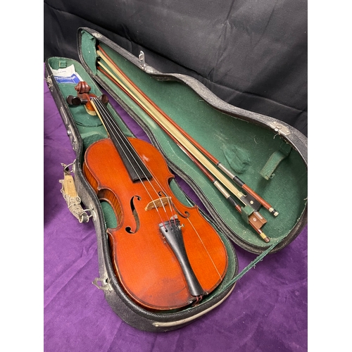 91 - Two Violins in cases