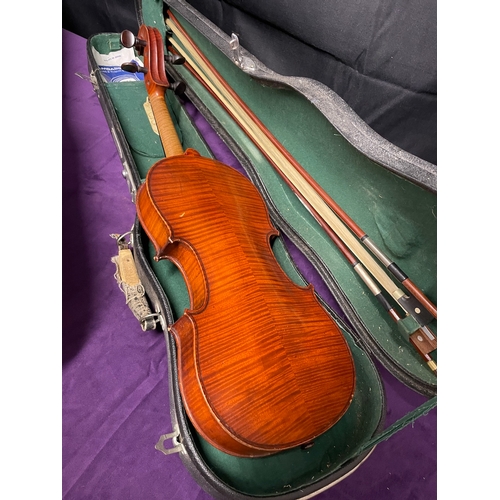 91 - Two Violins in cases