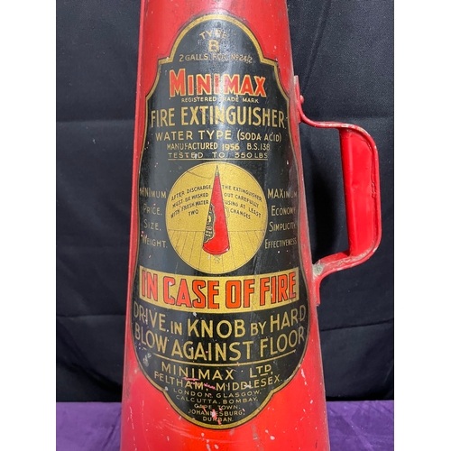 105 - Vintage Minimax Fire Extinguisher c1950's