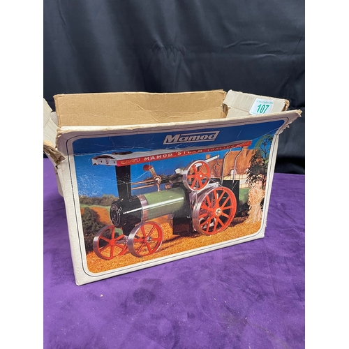 107 - Vintage Mamod Steam Tractor with box + 1 other