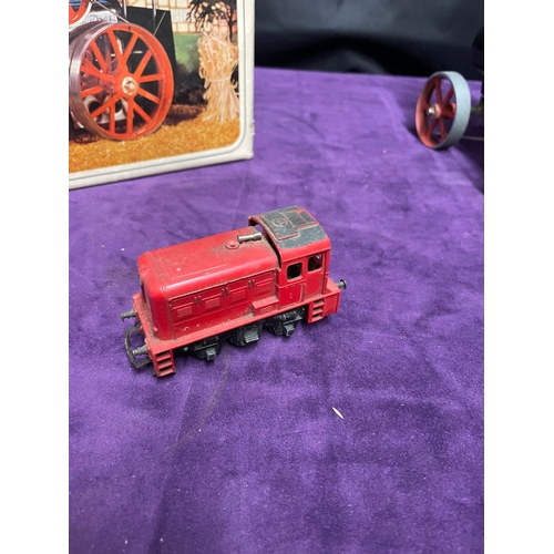 107 - Vintage Mamod Steam Tractor with box + 1 other