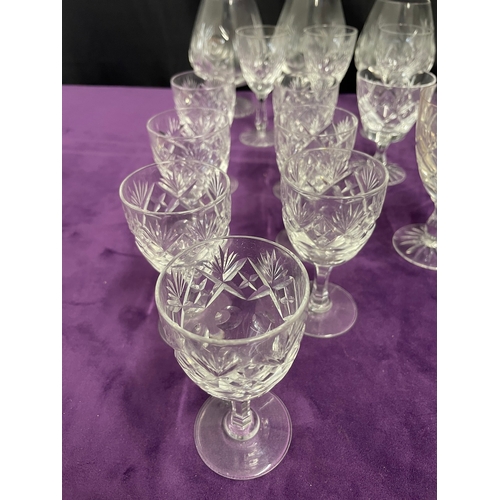 116 - Quantity of various Cut Crystal Glasses