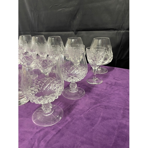 116 - Quantity of various Cut Crystal Glasses