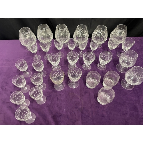 116 - Quantity of various Cut Crystal Glasses