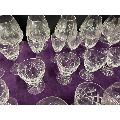 116 - Quantity of various Cut Crystal Glasses