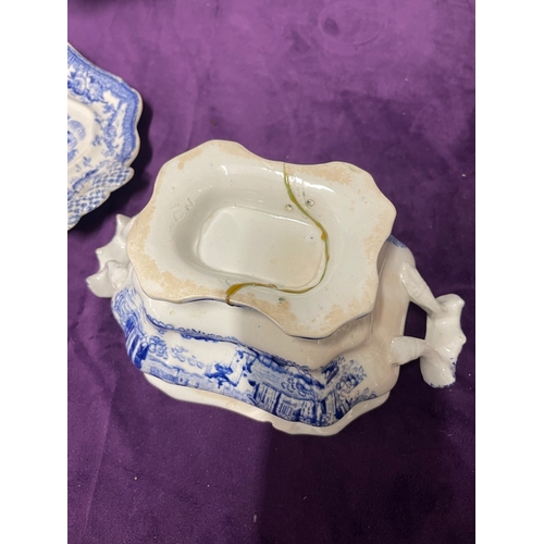 122 - 19th Century Blue & White Ironstone 