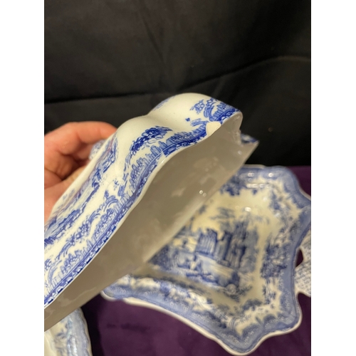 122 - 19th Century Blue & White Ironstone 